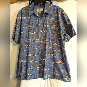 Men's Island Shores Hawaiian Shirt Size XL
